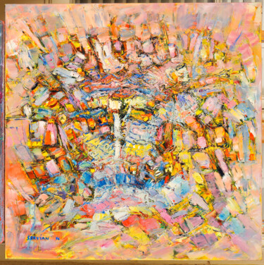 "souffrance de l'âme" başlıklı Tablo Frederic Servian tarafından, Orijinal sanat, Petrol