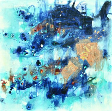 Liberation Peinture intitulée "Liberation" par Cynthia Ligeros, Œuvre d'art originale, Acrylique Monté sur Châssis en bois