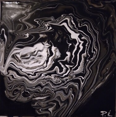 Peinture intitulée "Ondes" par Perrine Libois, Œuvre d'art originale, Acrylique Monté sur Châssis en bois