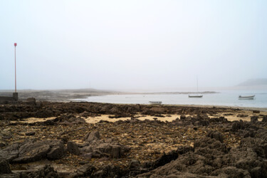 Carantec, Pors a Callot marée montante. Photographie intitulée "Carantec, Pors a Ca…" par Thierry Martin, Œuvre d'art originale, Photographie numérique