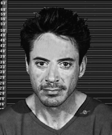 绘画 标题为“Robert Downey Jr Mu…” 由Tony Rubino, 原创艺术品, 丙烯 安装在木质担架架上