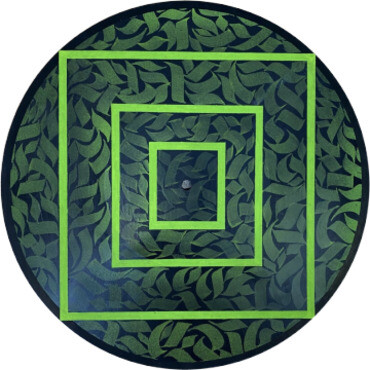 Peinture intitulée ""Abstract Vinyl" pt…" par Monker, Œuvre d'art originale, Acrylique