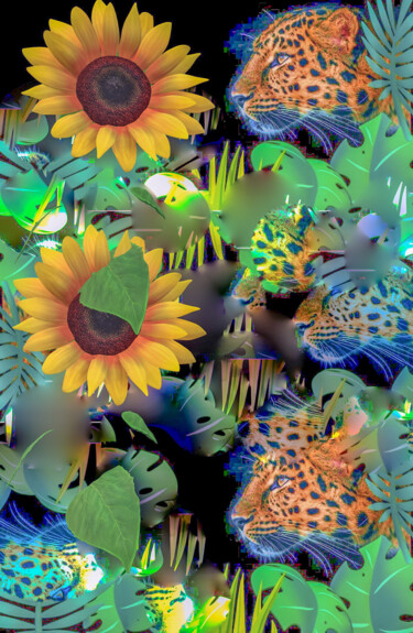 Arte digital titulada "Design Arte Textil…" por Antonio Guimaraes, Obra de arte original, Trabajo Digital 2D