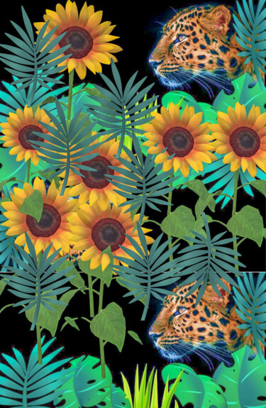 Arte digital titulada "Design Arte Textil…" por Antonio Guimaraes, Obra de arte original, Trabajo Digital 2D