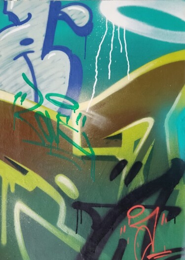 绘画 标题为“Canvas graffiti” 由Talu, 原创艺术品, 喷漆