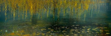 제목이 "Sous les saules 3"인 미술작품 Daniel Bathiard로, 원작, 기름