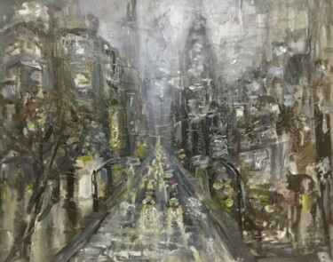 Painting titled "New York original o…" by Raissa Kagan, Original Artwork, Oil