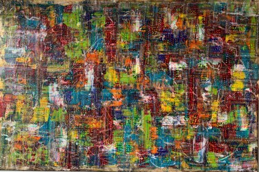 Peinture intitulée "Labyrinth" par Elise H, Œuvre d'art originale, Huile