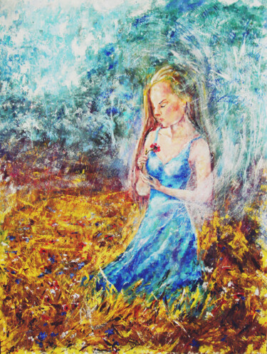 Peaceful Ukraine Painting titled "Peaceful Ukraine" by Tatyana Pchelnikova, Original Artwork, Oil