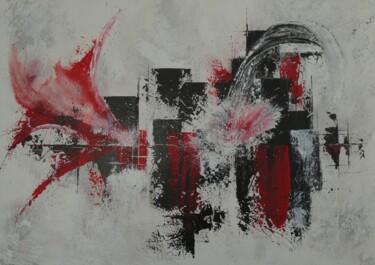 2022_A_003_ABSTRAIT Painting titled "2022_A_003_ABSTRAIT" by L'Atelier De Nanou, Original Artwork, Acrylic