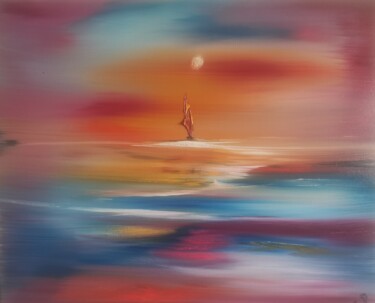 Peinture intitulée "Elevation spirit #2" par Pascal Jung, Œuvre d'art originale, Huile
