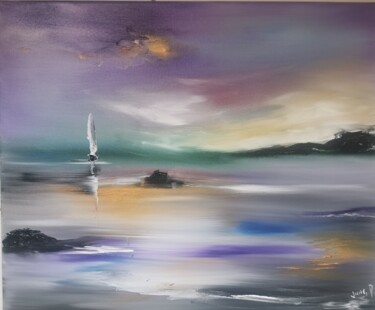 Peinture intitulée "Reflection" par Pascal Jung, Œuvre d'art originale, Huile