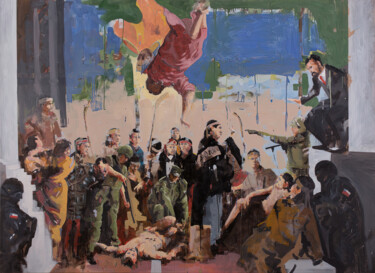 Pintura titulada "A Tintoretto" por Felipe Achondo, Obra de arte original, Oleo