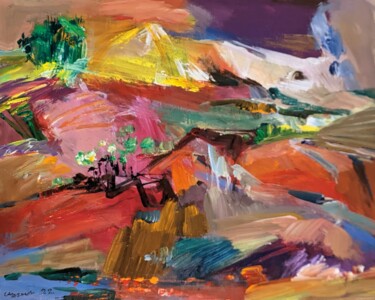 Painting titled "once a spring" by Armen Ghazayran (Nem), Original Artwork, Acrylic