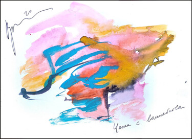 Drawing titled "чаша с волшебством…" by Dima Dima Vil Ms Wilms (Rok Zivopisec Rock Painter), Original Artwork, Gouache