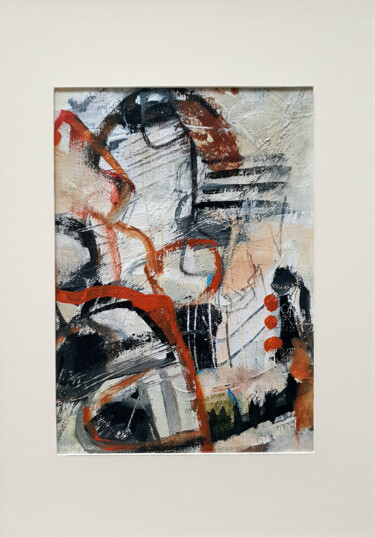 Searching no. 1 Pintura intitulada "Searching no. 1" por Iulia Paun, Obras de arte originais, Acrílico Montado em Cartão