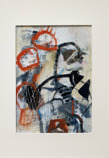 Searching no. 2 Pintura intitulada "Searching no. 2" por Iulia Paun, Obras de arte originais, Acrílico Montado em Cartão