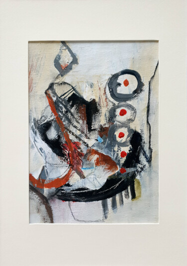 Searching no. 3 Pintura intitulada "Searching no. 3" por Iulia Paun, Obras de arte originais, Acrílico Montado em Cartão