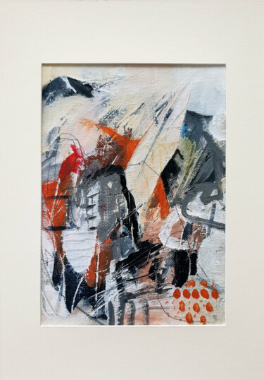Searching no. 4 Pintura intitulada "Searching no. 4" por Iulia Paun, Obras de arte originais, Acrílico Montado em Cartão