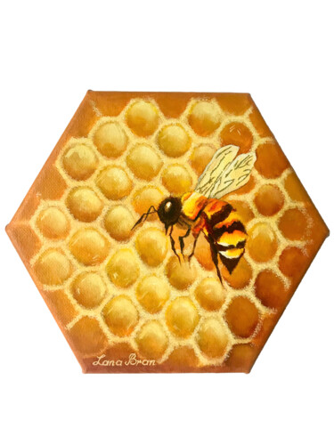 绘画 标题为“Bee” 由Lana Bran, 原创艺术品, 油