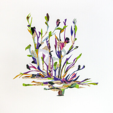 Коллажи под названием "FLOWER OBSESSION" - Marina Geipel, Подлинное произведение искусства, Коллажи