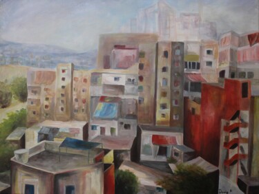 제목이 "Achrafieh – Karm El…"인 미술작품 Dzovig Arnelian로, 원작, 기름