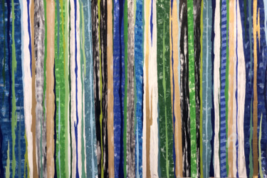 Painting titled "Parallels 22/16" by Mimi Eres, Original Artwork, Acrylic