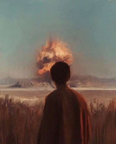 绘画 标题为“About no sense” 由Giovanni Sanesi, 原创艺术品, 油