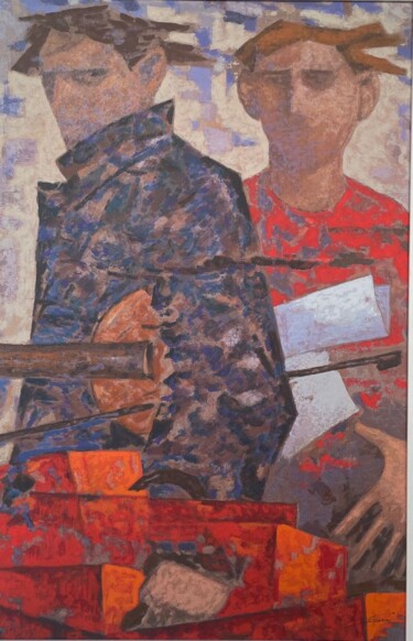 印花与版画 标题为“I Musicisti” 由Giampaolo Talani, 原创艺术品, 丝网印刷