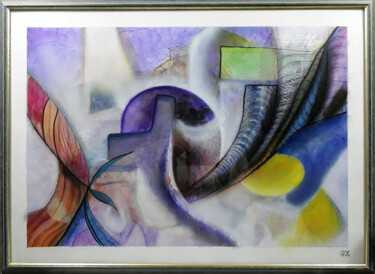 Peinture intitulée "#174 "Entropie"" par Gwoo Milord, Œuvre d'art originale, Acrylique Monté sur Châssis en bois
