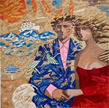 印花与版画 标题为“Amanti Marini” 由Giampaolo Talani, 原创艺术品, 丝网印刷