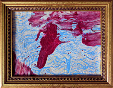 Untitled Abstract 34 Ζωγραφική με τίτλο "Untitled Abstract 34" από Oberlin The Artist, Αυθεντικά έργα τέχνης, Ακρυλικό