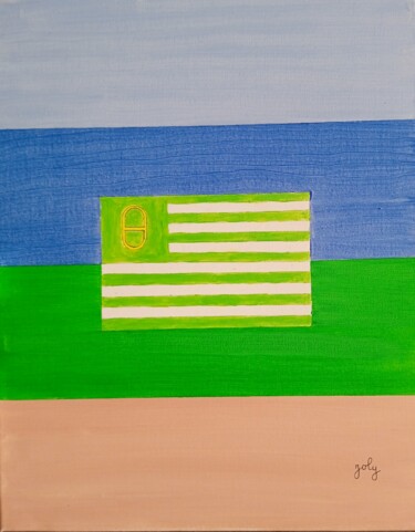 Peinture intitulée "Les éléments de la…" par Pulsart, Œuvre d'art originale, Acrylique Monté sur Châssis en bois