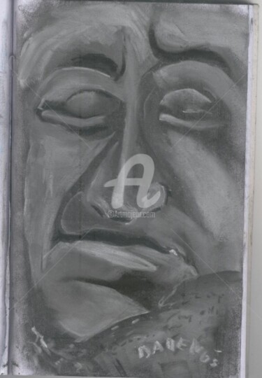 Desenho intitulada "no sono profundo" por Damenós, Obras de arte originais
