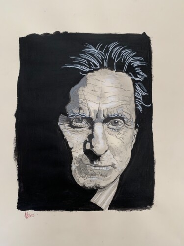 Dessin intitulée "MD" par Lionel Le Breton, Œuvre d'art originale, Crayon