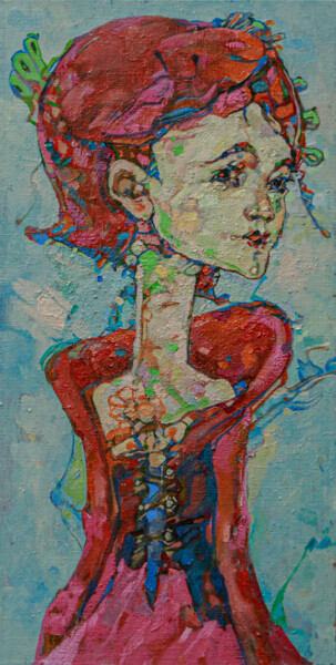 제목이 "Tulip"인 미술작품 Arman Bai로, 원작, 기름