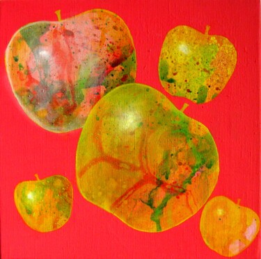 제목이 "Pommes 2009 en effe…"인 미술작품 Applestrophe로, 원작, 아크릴