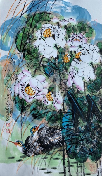 Fresh smell in the lotus pond 荷塘清气 （No.1688202952)