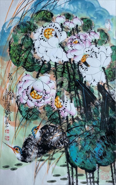 Beautiful rhythm in the lotus pond 荷韵 （No.1688202956)