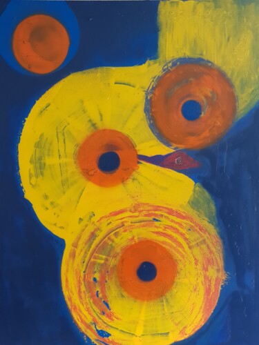 绘画 标题为“Cronovisore Chrovis…” 由Paolo Cantù Gentili, 原创艺术品, 丙烯