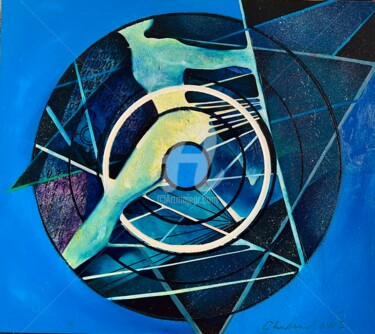 绘画 标题为“Cubist Human” 由Chadraabal Adiybazar, 原创艺术品, 油