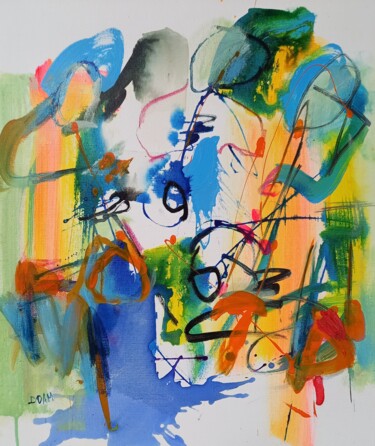 Peinture intitulée "Accord parfait" par Doam, Œuvre d'art originale, Acrylique