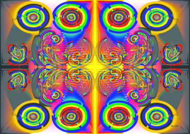 POUR MLGTRA ET LES LABYRINTHES CHROMATIQUE DE L'ÂME HUMAINE Digitale Kunst mit dem Titel "POUR MLGTRA ET LES…" von Reinhard Heydrich Allan De Souza Santos, Original-Kunstwerk, Digitale…