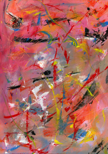 Painting titled "WHY WAR?" by Rena Matha, Original Artwork, Acrylic