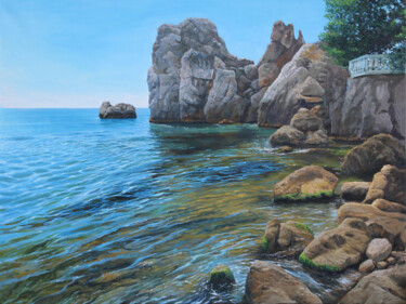 "BLACK SEA. CRIMEA" başlıklı Tablo Linar Ganeew tarafından, Orijinal sanat, Petrol