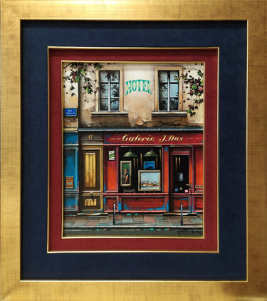 Peinture intitulée "Galerie J. Dax" par Jan Stokfisz Delarue, Œuvre d'art originale, Acrylique