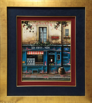 LES CAVES du MIDI Painting titled "LES CAVES du MIDI" by Jan Stokfisz Delarue, Original Artwork, Acrylic