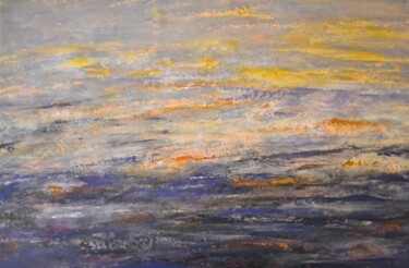 绘画 标题为“Mists with sunrise…” 由Susan Monk, 原创艺术品, 丙烯