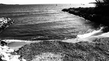 Photographie intitulée "LE BORD DE MER A LA…" par Musclor, Œuvre d'art originale, Photographie numérique