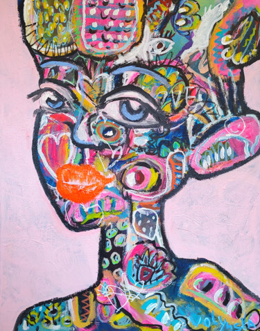 Peinture intitulée "All is changing con…" par Natalya Volynska, Œuvre d'art originale, Acrylique